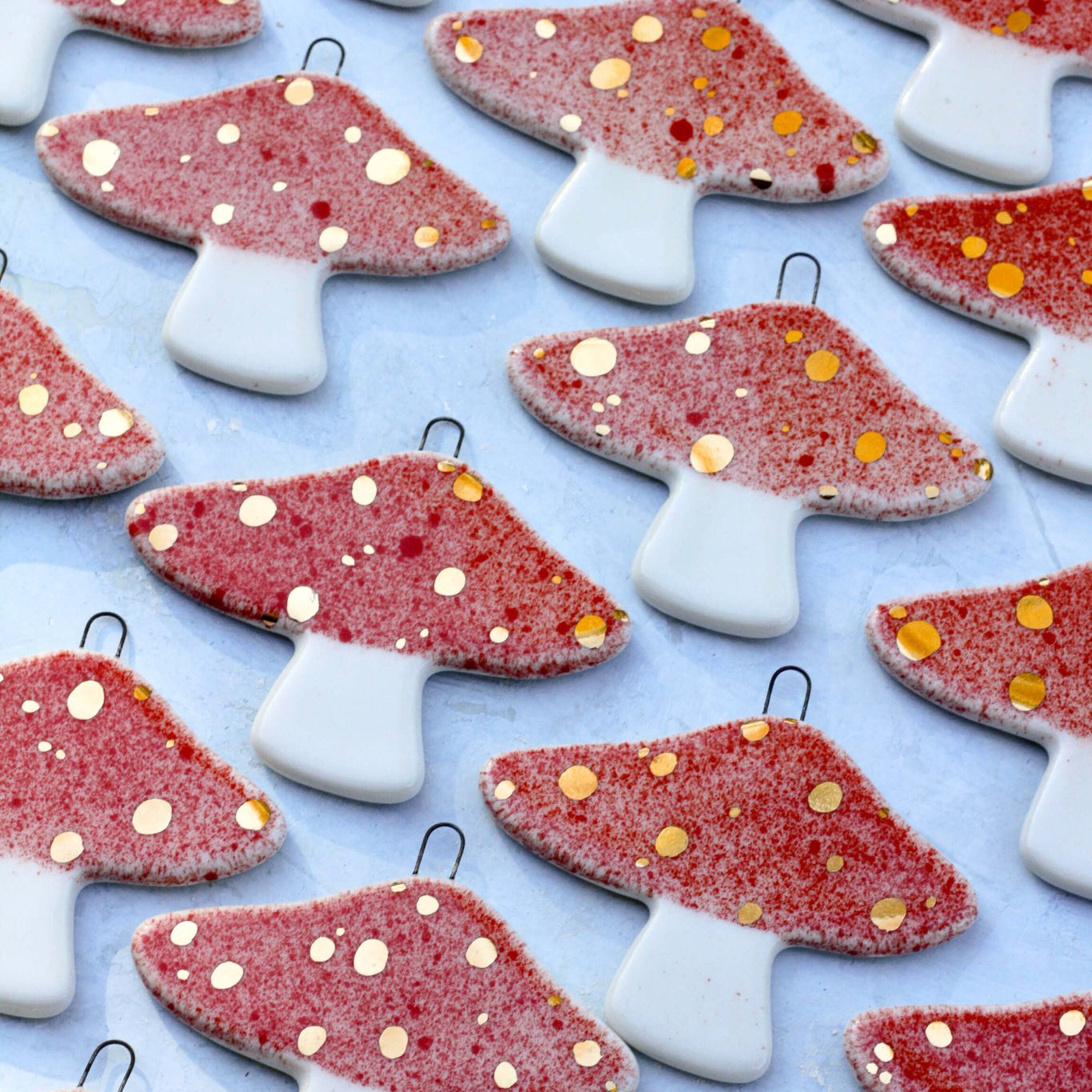 Mushroom Ornament - Apricity Ceramics