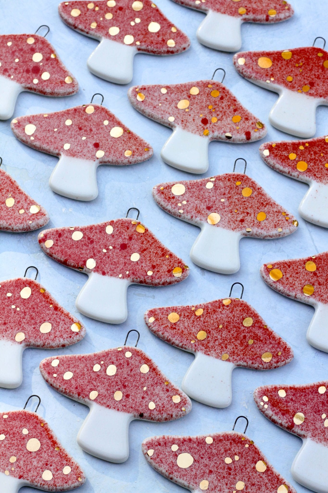 Mushroom Ornament - Apricity Ceramics