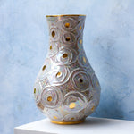 One of a Kind Iridescent Rosie Vase 2 - Apricity Ceramics