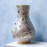 One of a Kind Iridescent Rosie Vase 2 - Apricity Ceramics