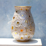 One of a Kind Iridescent Rosie Vase - Apricity Ceramics