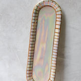One of a Kind Iridescent Tray - Apricity Ceramics