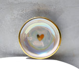 Opal Heart Trinket Dish - Apricity Ceramics