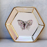 Pastel Butterfly Tray - Apricity Ceramics