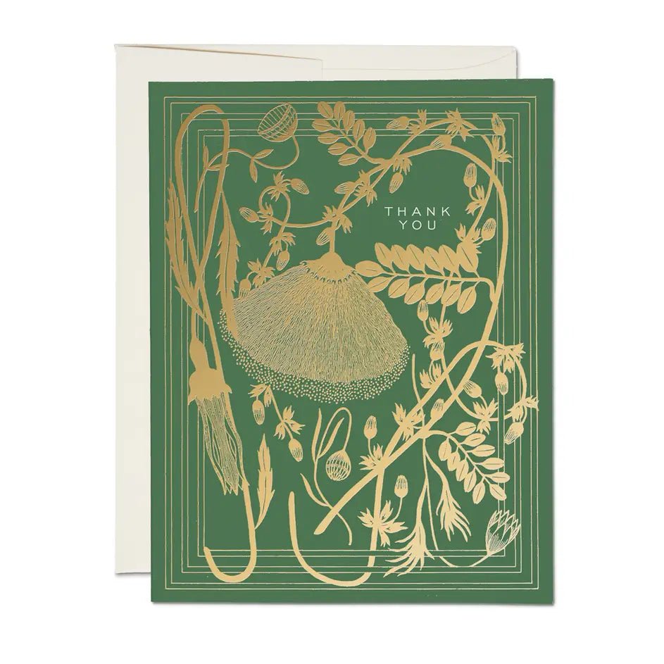 Sage Thank You Card - Apricity Ceramics