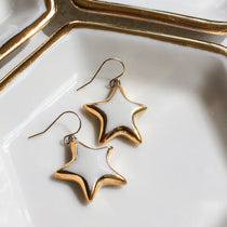 Stars are Bright Earrings - Apricity Ceramics