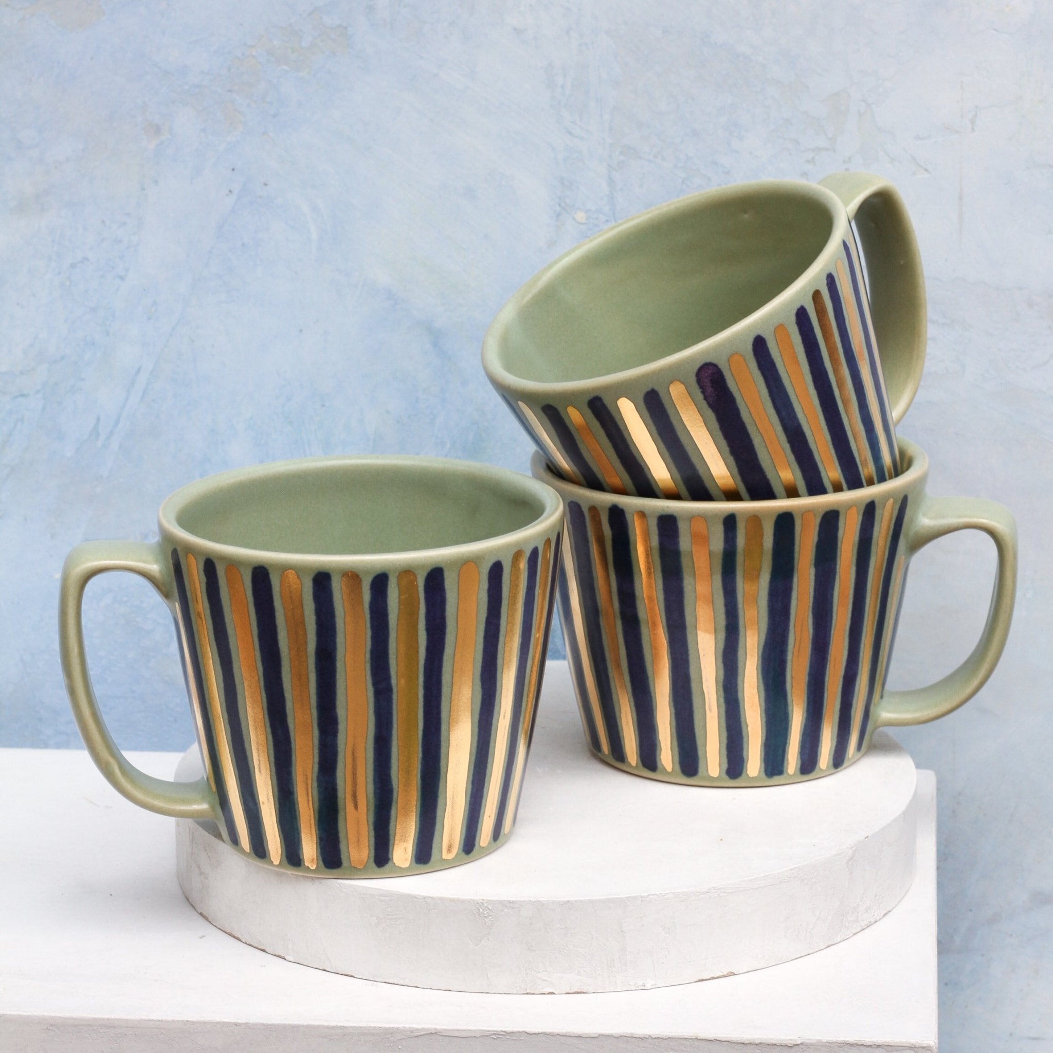 Stripes Mug - Apricity Ceramics