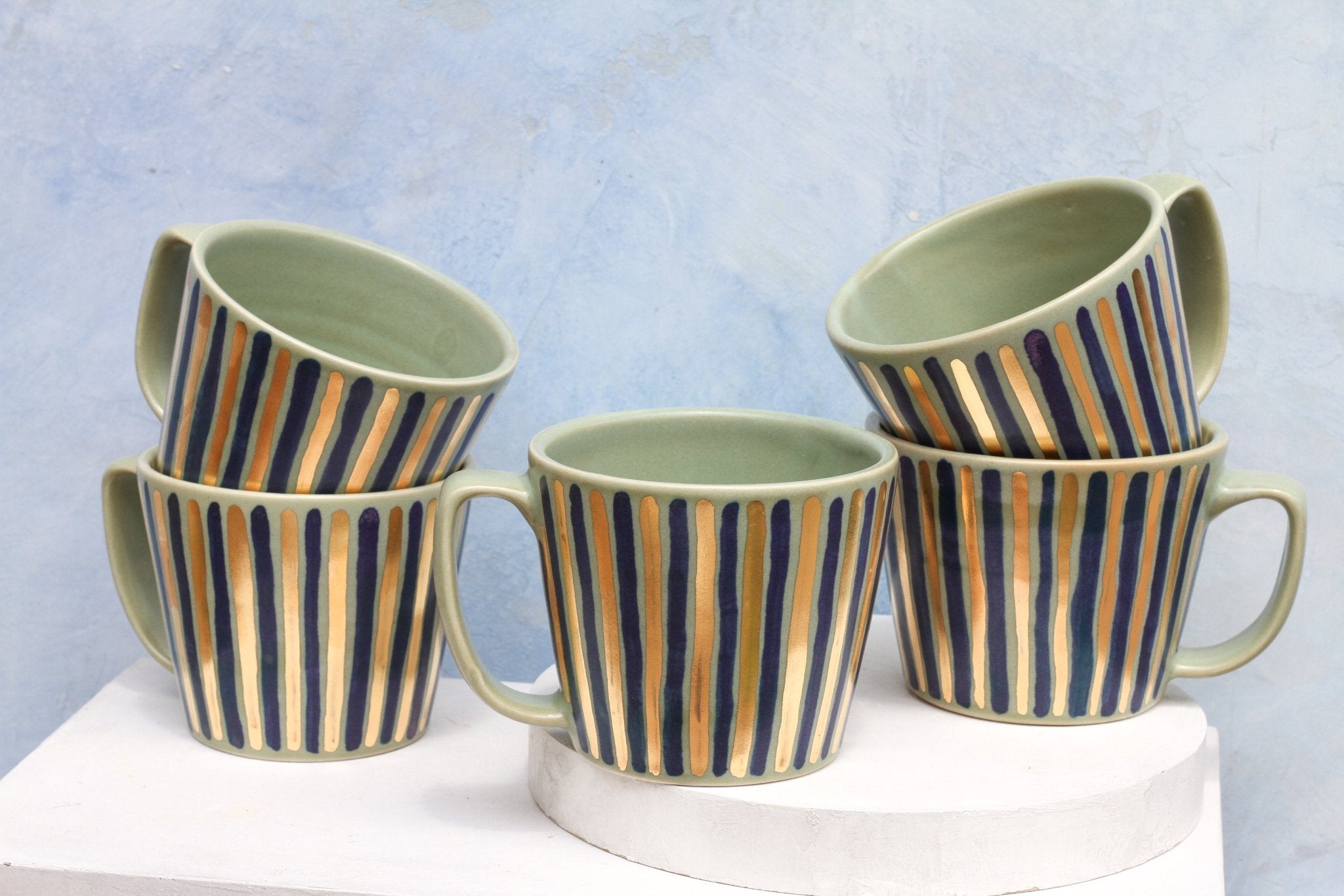 Stripes Mug - Apricity Ceramics