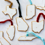 USA State Ornament - Apricity Ceramics