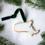 USA State Ornament - Apricity Ceramics