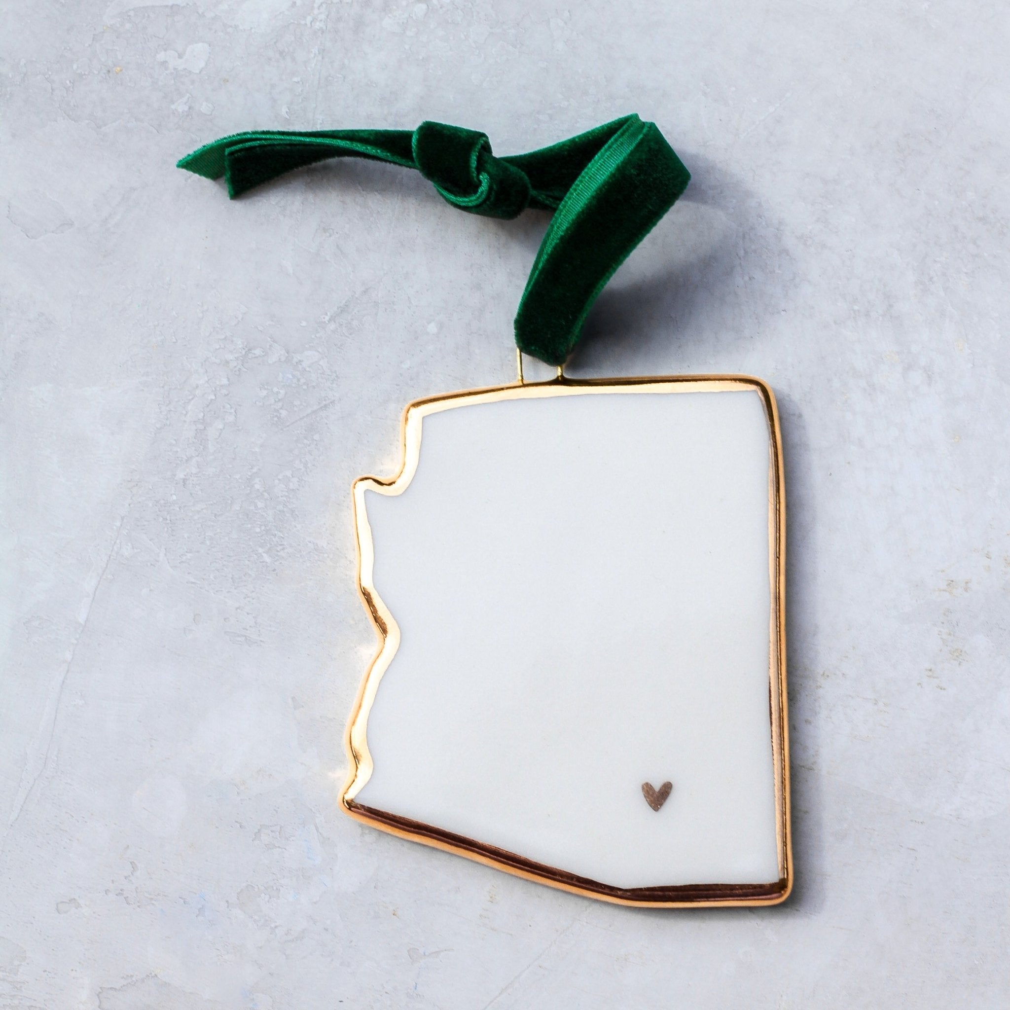 USA State Ornament - Apricity Ceramics
