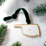 USA State Ornament - Apricity Ceramics