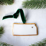 USA State Ornament - Apricity Ceramics
