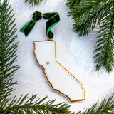 USA State Ornament - Apricity Ceramics