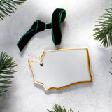 USA State Ornament - Apricity Ceramics