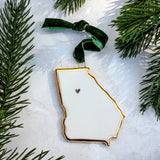 USA State Ornament - Apricity Ceramics