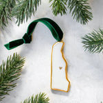 USA State Ornament - Apricity Ceramics