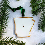 USA State Ornament - Apricity Ceramics