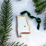 USA State Ornament - Apricity Ceramics