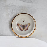 Vanessa Butterfly Heart Trinket Dish - Apricity Ceramics