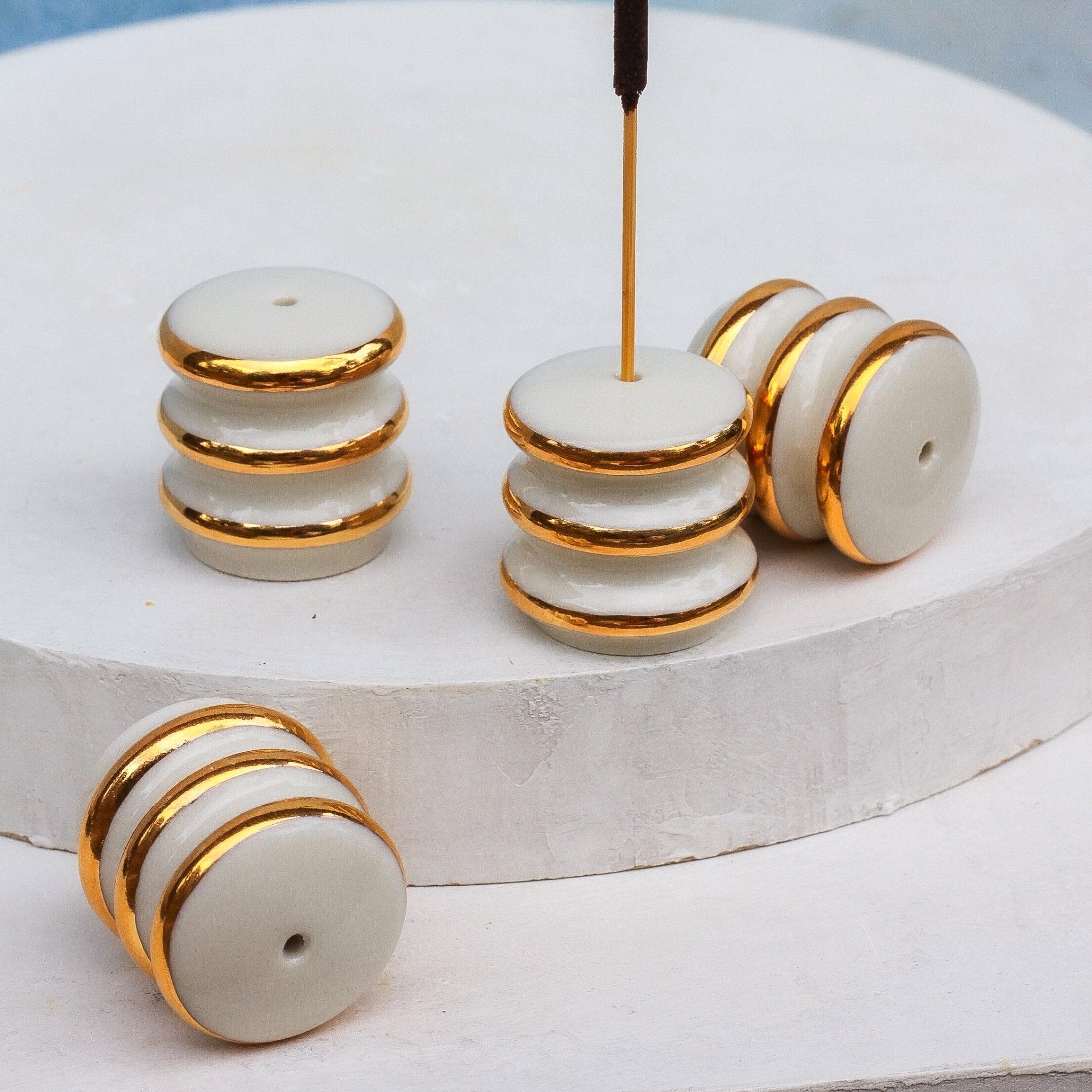 Wiggle Incense Holder - Apricity Ceramics