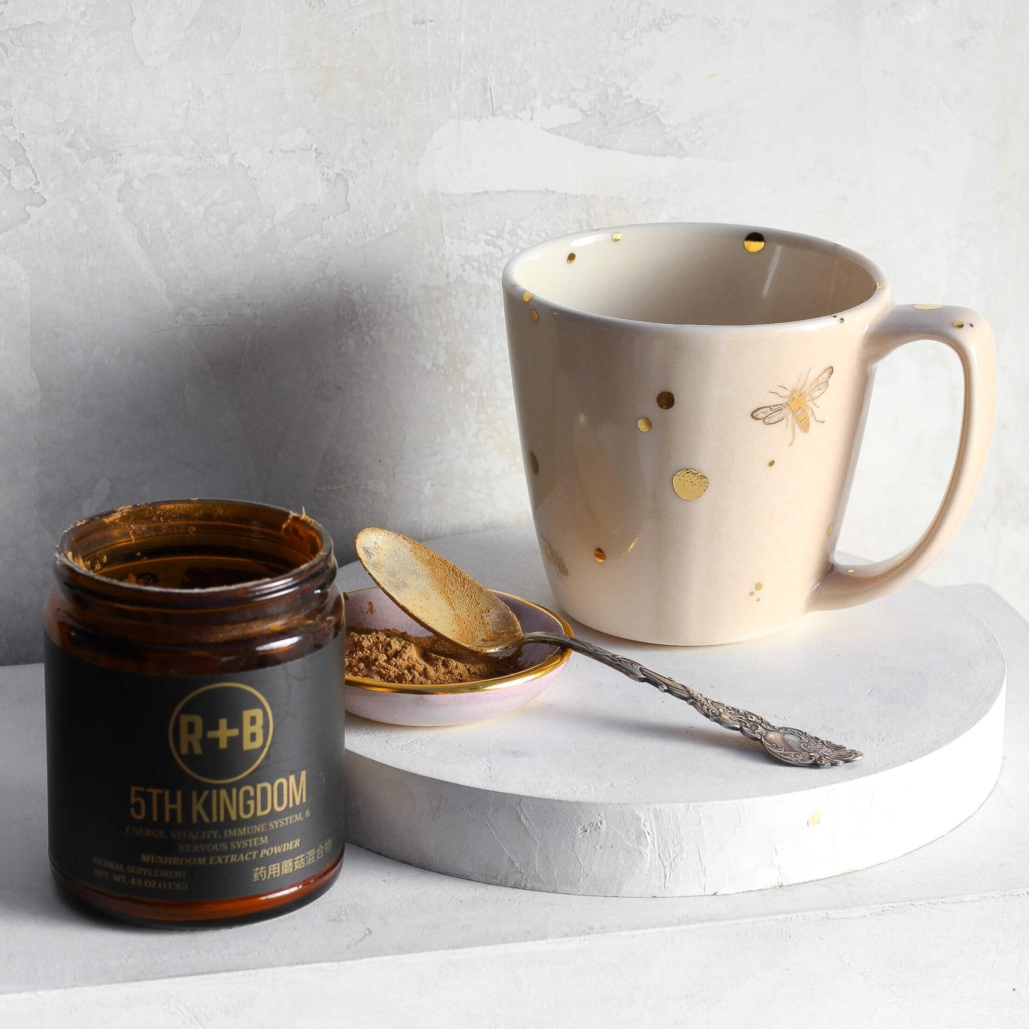 5th Kingdom Mushroom Blend | Medicinal Mushrooms with Immunological Properties - Apricity Ceramics