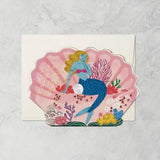 Blue Mermaid Card - Apricity Ceramics