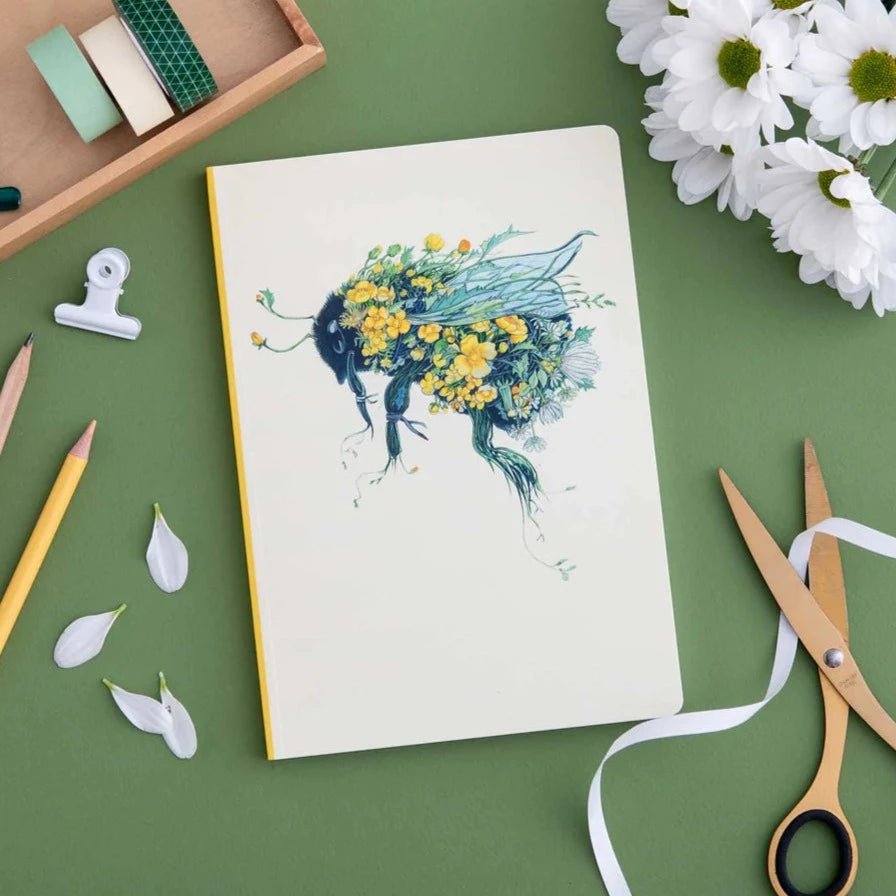 Bumblebee Perfect Bound Notebook - Apricity Ceramics