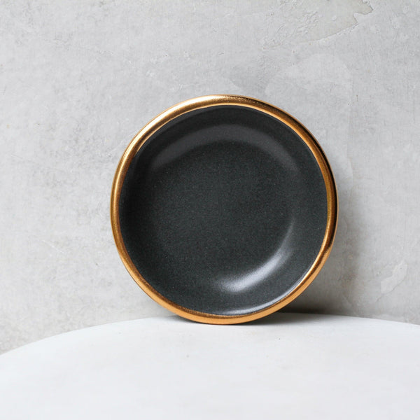 Charcoal Trinket Dish - Apricity Ceramics 