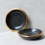 Charcoal Trinket Dish - Apricity Ceramics