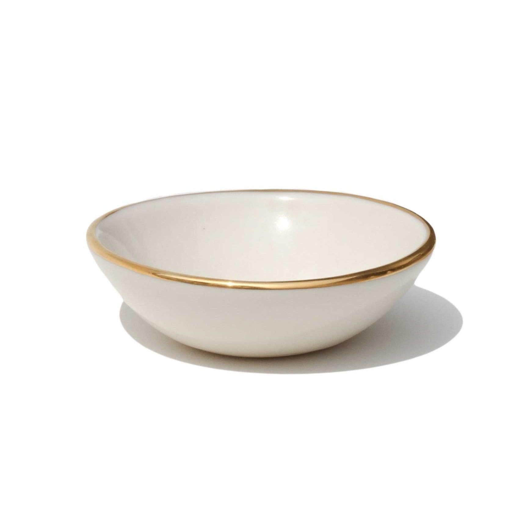 Cream Trinket Bowl - Apricity Ceramics
