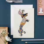 Dachshund Card - Apricity Ceramics