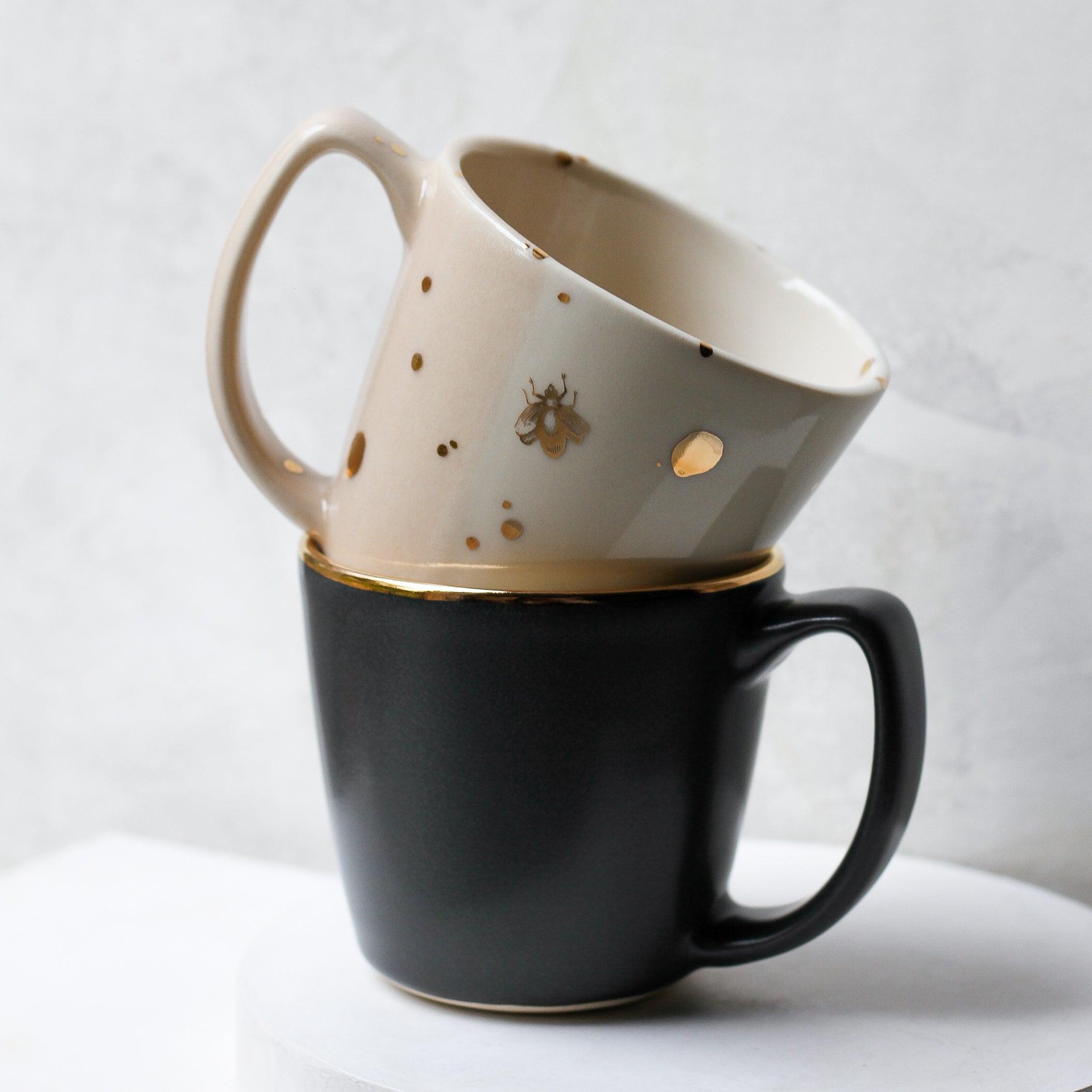 Drops of Honey Bee Mug - Apricity Ceramics 