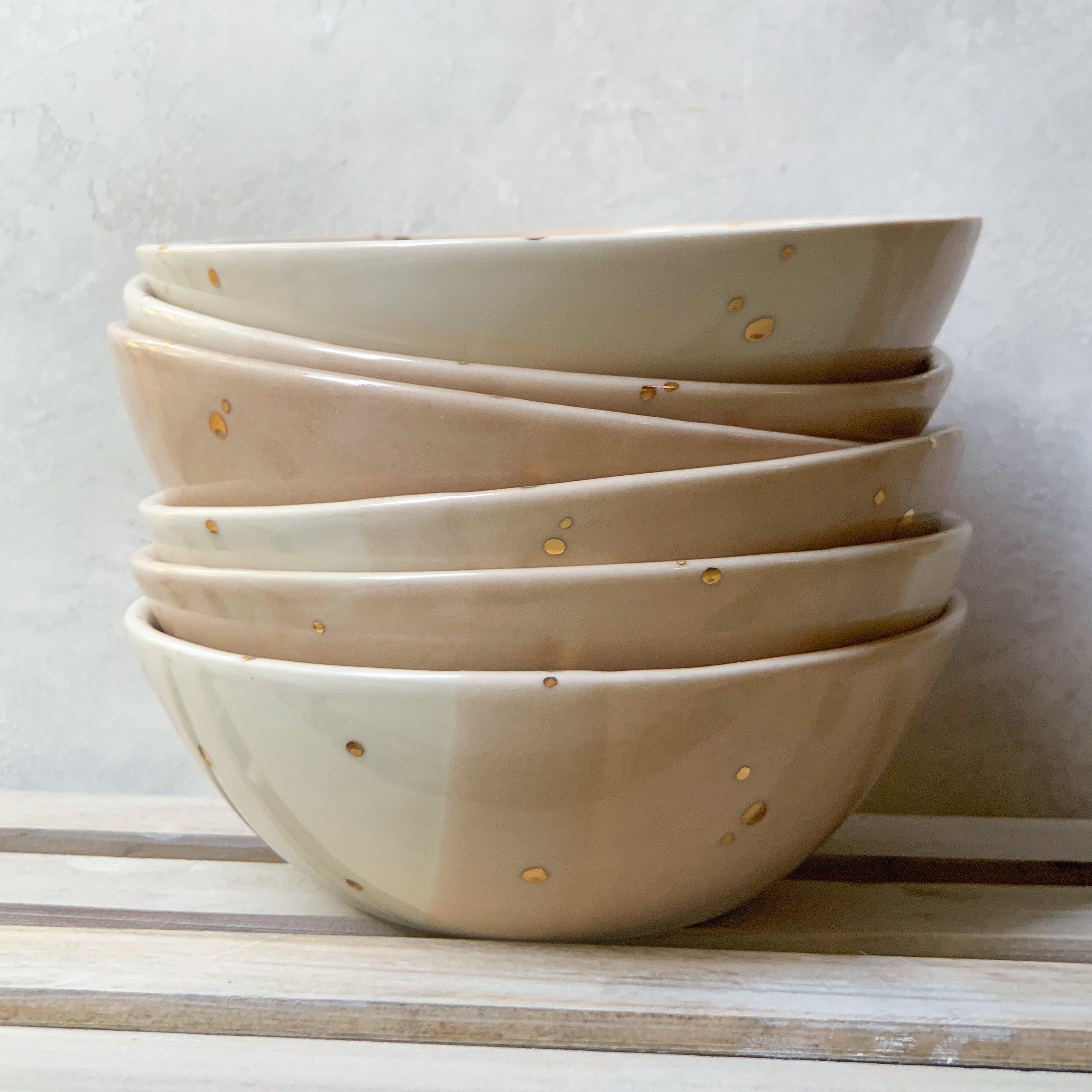 Drops of Honey Bee Pasta Bowl - Apricity Ceramics 