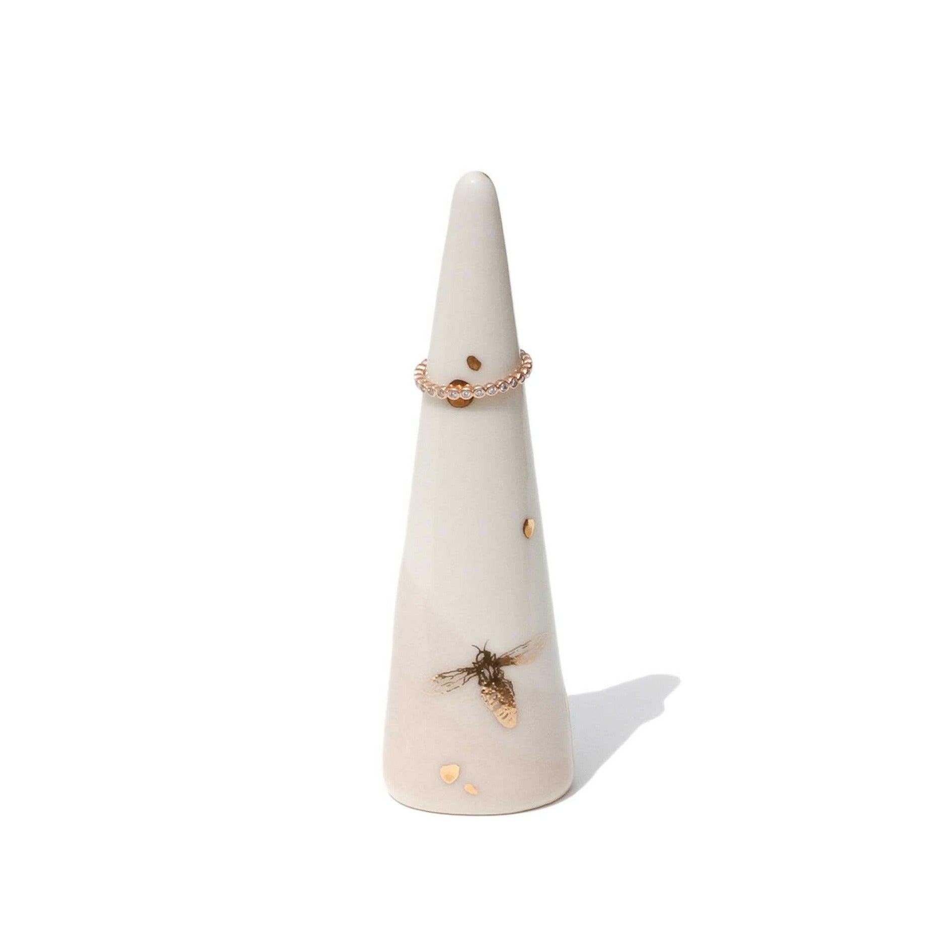 Drops of Honey Bee Ring Cone - Apricity Ceramics 