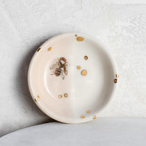 Drops of Honey Bee Trinket Dish - Apricity Ceramics