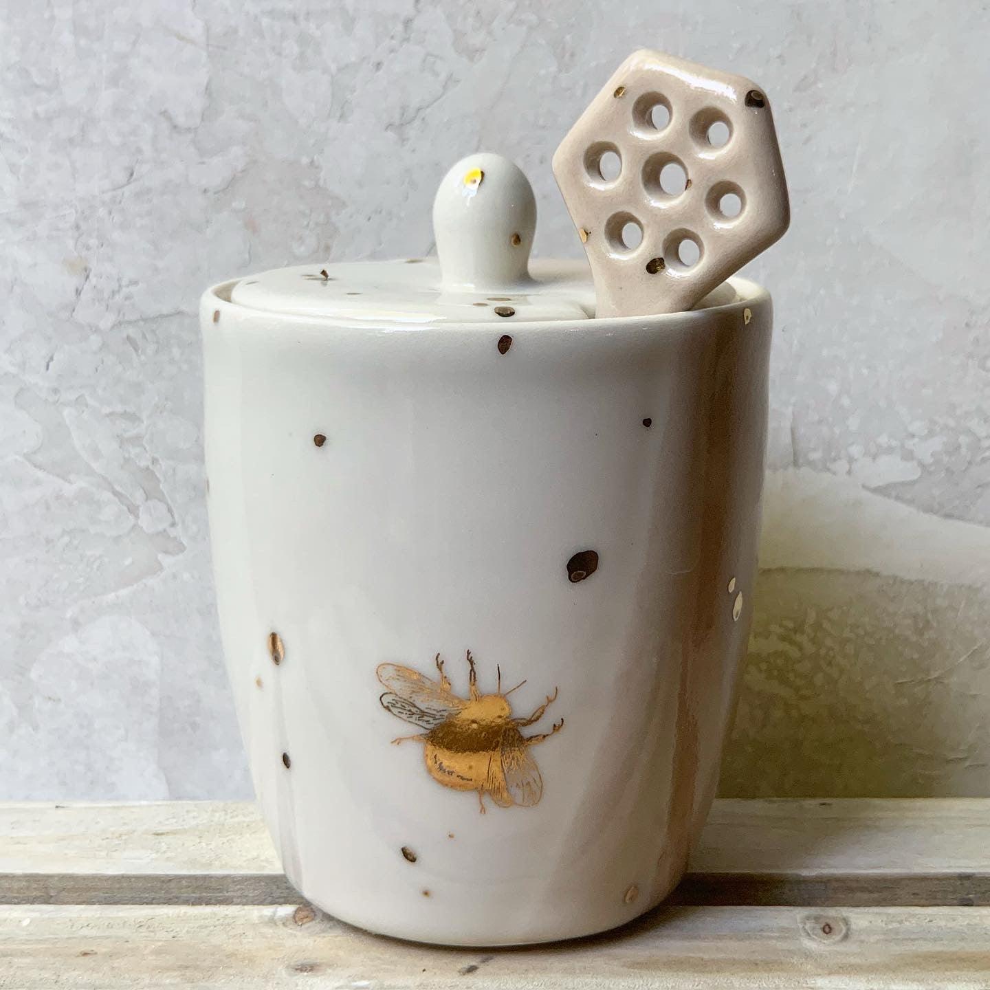 Drops of Honey Pot - Apricity Ceramics