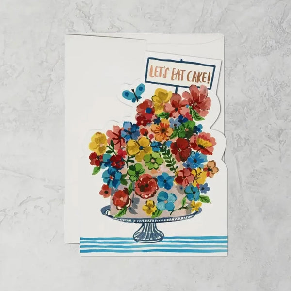 Flower Cake Card