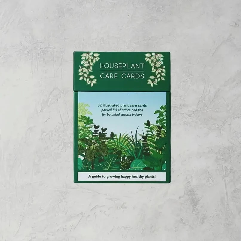 Houseplant Care Cards, botanical tips & advice
