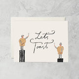 Let's Toast Card - Apricity Ceramics