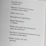 Make Mead, Not War: Making & Sharing Honey Wine (Zine) - Apricity Ceramics