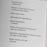 Make Mead, Not War: Making & Sharing Honey Wine (Zine) - Apricity Ceramics