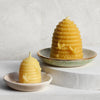 Beehive candles in trinket dishes