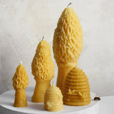 Small Beehive Beeswax Candle - Apricity Ceramics