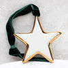 Stars are Bright Ornament with Gold Speckles - Apricity Ceramics 